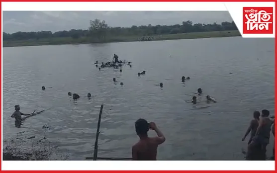 ঘূনাসুঁতিৰ এৰা সোৱণশিৰী নদীত নাও দুৰ্ঘটনা...